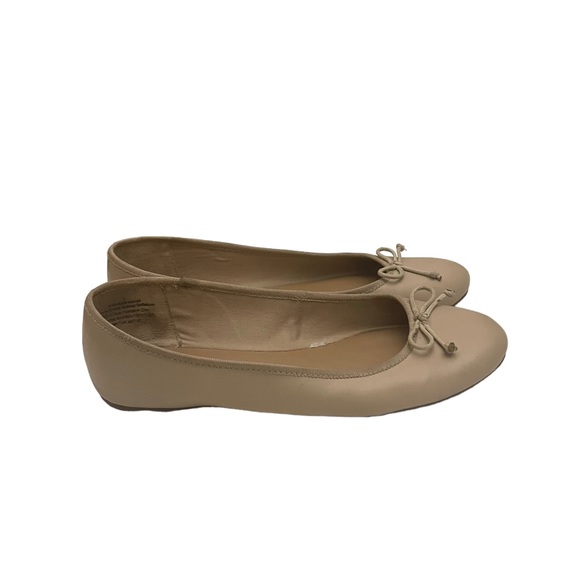 Merona casual slip on neutral nude beige lightweight ballet flat shoes size 9 - Picture 4 of 9